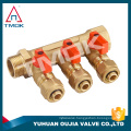 China manufacturer brass water manifold in floor heating plumbing system in heavy duty